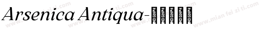 Arsenica Antiqua字体转换